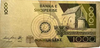 Albania 1.000 Lekë, 2001-2011 reverse
