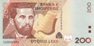 Albania 200 Lekë, 1996-2012 obverse