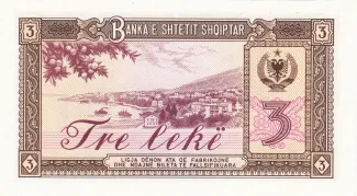 Albania 3 Lekë, 1964-1976 reverse