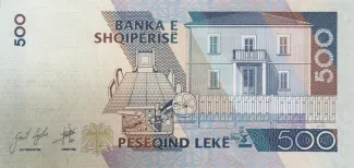 Albania 500 Lekë, 2001-2015 reverse