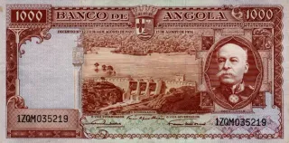 Angola 1.000 Escudos, 1956 obverse
