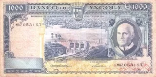 Angola 1.000 Escudos, 1962-1970 obverse