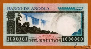 Angola 1.000 Escudos, 1973 reverse