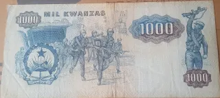 Angola 1.000 Kwanzas, 1984-1987 reverse