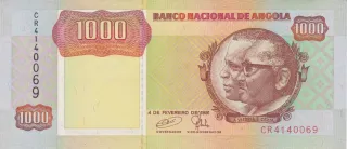 Angola 1.000 Kwanzas, 1991 image