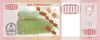 Angola 1.000 Kwanzas, 2003-2011 reverse
