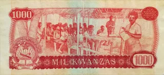 Angola 1.000 Kwanzas, 1979 reverse