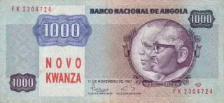 Angola 1.000 Kwanzas, 1987 image