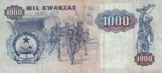 Angola 1.000 Kwanzas, 1987 reverse