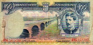 Angola 100 Escudos, 1956 obverse