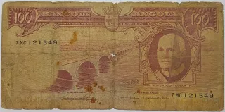 Angola 100 Escudos, 1962 obverse