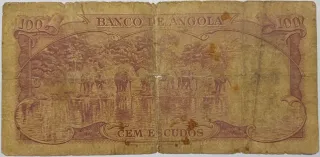 Angola 100 Escudos, 1962 reverse
