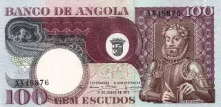 Angola 100 Escudos, 1973 obverse