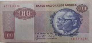 Angola 100 Kwanzas, 1984 obverse