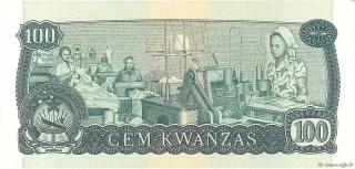 Angola 100 Kwanzas, 1979 reverse