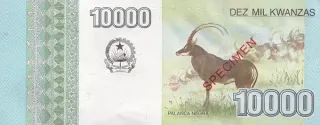Angola 10 Kwanzas, 2012 reverse