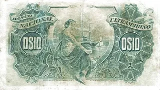 Angola 10 Centavos, 1914 reverse