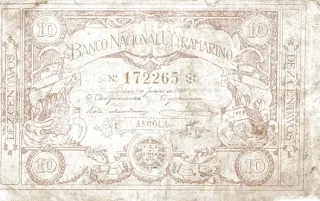 Angola 10 Centavos, 1920 obverse