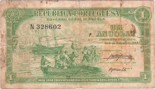 Angola 1 Angolares, 1948 obverse