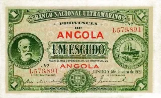 Angola 1 Escudo, 1921 obverse