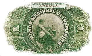 Angola 1 Escudo, 1921 reverse