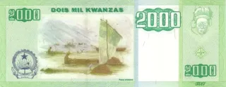 Angola 2.000 Kwanzas, 2003-2011 reverse