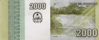 Angola 2.000 Kwanzas, 2012 reverse