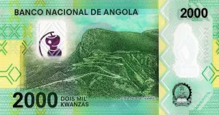 Angola 2.000 Kwanzas, 2020-2023 reverse