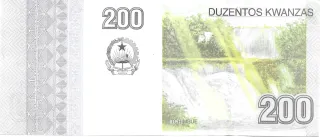 Angola 200 Kwanzas, 2012 reverse