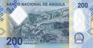 Angola 200 Kwanzas, 2020 reverse
