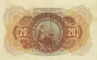 Angola 20 Réis, 1909 reverse