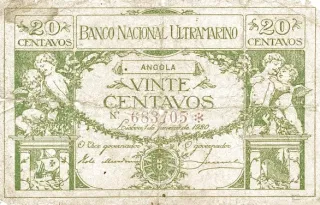 Angola 20 Centavos, 1920 obverse