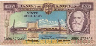 Angola 20 Escudos, 1956 obverse