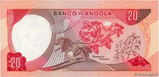 Angola 20 Escudos, 1972 reverse