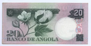 Angola 20 Escudos, 1973 reverse