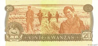 Angola 20 Kwanzas, 1976 reverse