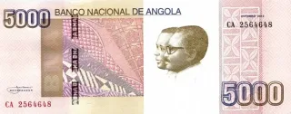 Angola 5.000 Kwanzas, 2012 obverse