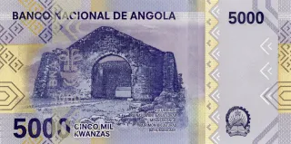 Angola 5.000 Kwanzas, 2020-2023 reverse