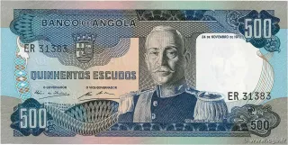 Angola 500 Escudos, 1972 obverse