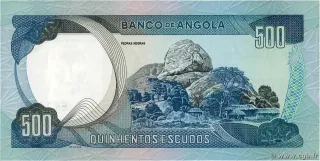 Angola 500 Escudos, 1972 reverse