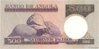 Angola 500 Escudos, 1973 reverse