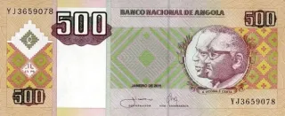 Angola 500 Kwanzas, 2003-2011 obverse