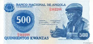 Angola 500 Kwanzas, 1979 obverse