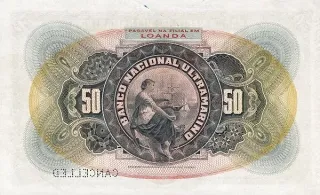 Angola 50 Réis, 1909 reverse