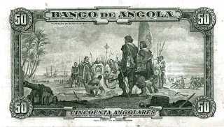 Angola 50 Angolares, 1944 reverse