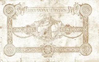 Angola 50 Centavos, 1920 reverse