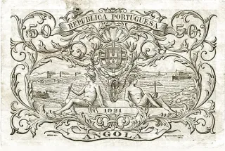 Angola 50 Centavos, 1921 reverse