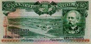 Angola 50 Escudos, 1956 obverse