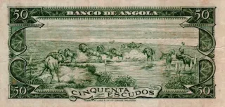 Angola 50 Escudos, 1956 reverse