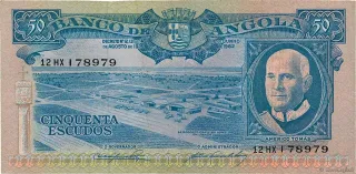 Angola 50 Escudos, 1962 obverse